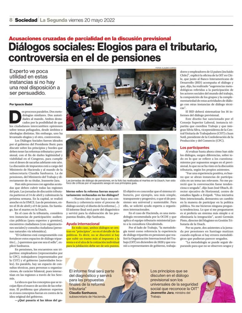 Diálogos Sociales sobre la Reforma Tributaria